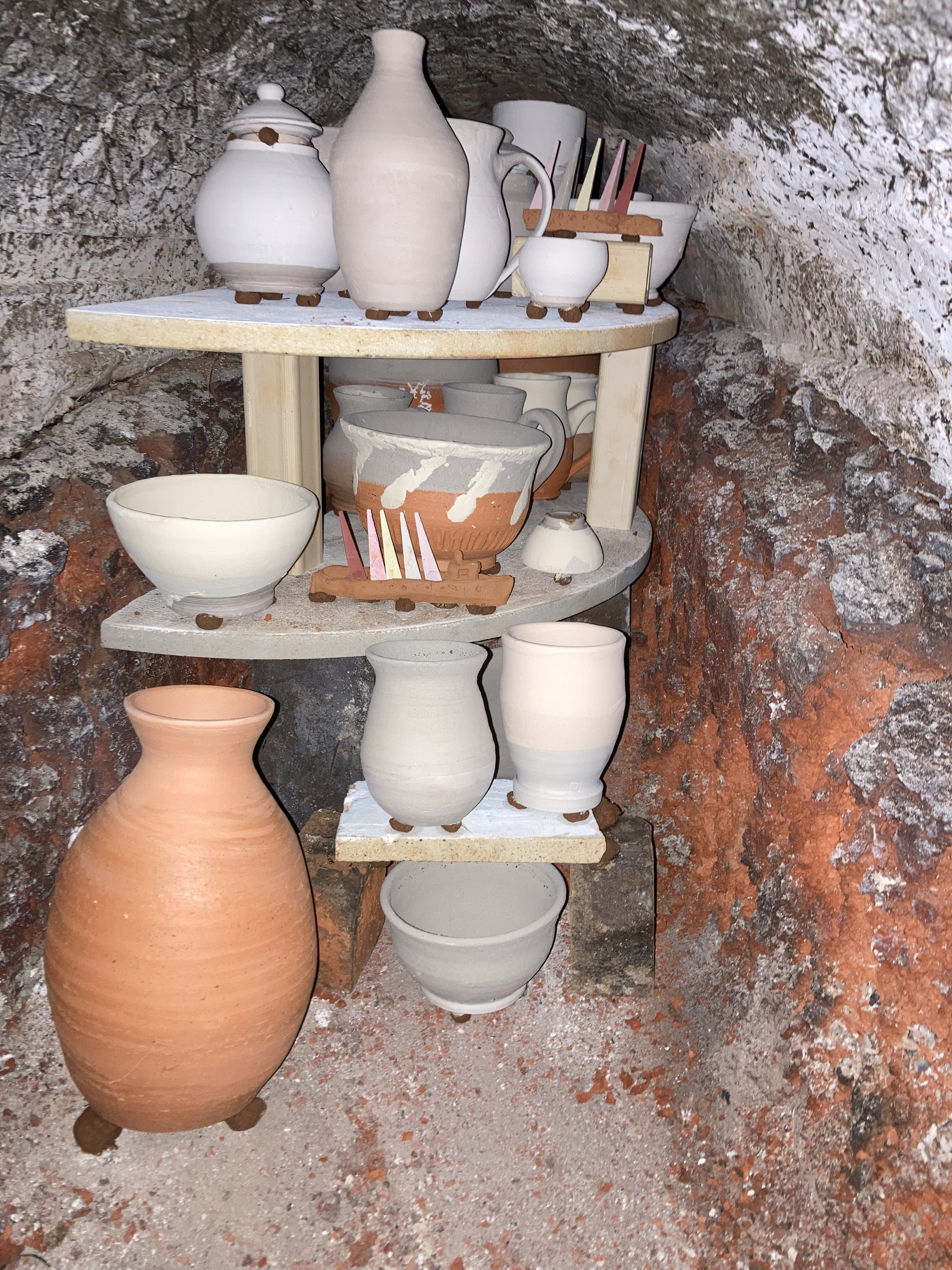 Loading the wood Kiln