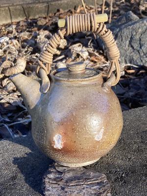 Scarred Woodfired Teapot -- $50